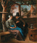 En bejler med en ung kvinde - Jan Steen — visning af kunstværket
