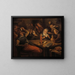 As de cœur - Jan Steen — indrammet kunstværk på væggen