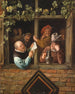 Rhétoriciens ved vinduet - Jan Steen — visning af kunstværket