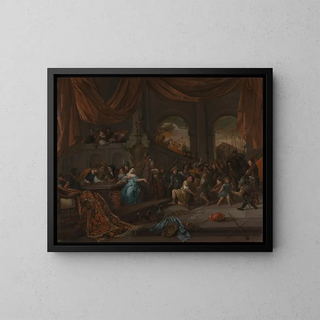 Jan Steen - Samson Offended by the Philistines.webp