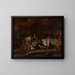 Samson og Dalila - Jan Steen — indrammet kunstværk på væggen