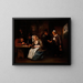 Scène de taverne - Jan Steen — indrammet kunstværk på væggen