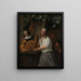 Bageren Arent Oostwaard og hans kone Catharina Keizerswaard - Jan Steen — indrammet kunstværk på væggen