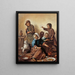 Le repas des enfants - Jan Steen — indrammet kunstværk på væggen