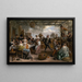 Le Couple dansant - Jan Steen — indrammet kunstværk på væggen