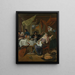 La Maison Dissolue - Jan Steen — indrammet kunstværk på væggen
