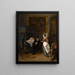 La visite chez le médecin - Jan Steen — indrammet kunstværk på væggen