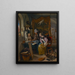 La leçon de dessin - Jan Steen — indrammet kunstværk på væggen