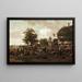 La foire à Oegstgeest - Jan Steen — indrammet kunstværk på væggen