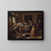 Le concert de famille - Jan Steen — indrammet kunstværk på væggen