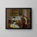 La leçon de clavecin - Jan Steen — indrammet kunstværk på væggen