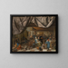 La Vie de l'homme - Jan Steen — indrammet kunstværk på væggen