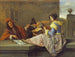 Le spiller på lut - Jan Steen — visning af kunstværket