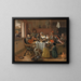 La Famille joyeuse - Jan Steen — indrammet kunstværk på væggen