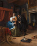La fille malade - Jan Steen — visning af kunstværket