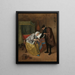 La femme malade - Jan Steen — indrammet kunstværk på væggen