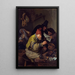 L'alkymisten fra landsbyen - Jan Steen — indrammet kunstværk på væggen