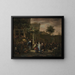 Le Mariage villageois - Jan Steen — indrammet kunstværk på væggen