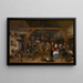 Le Festin de noces - Jan Steen — indrammet kunstværk på væggen