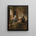 La prière avant le repas - Jan Steen — indrammet kunstværk på væggen