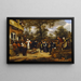 Bryllup i landsbyen - Jan Steen — indrammet kunstværk på væggen