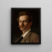 Portrait af maleren Franciszek Krudowski - Jan Styka — indrammet kunstværk på væggen