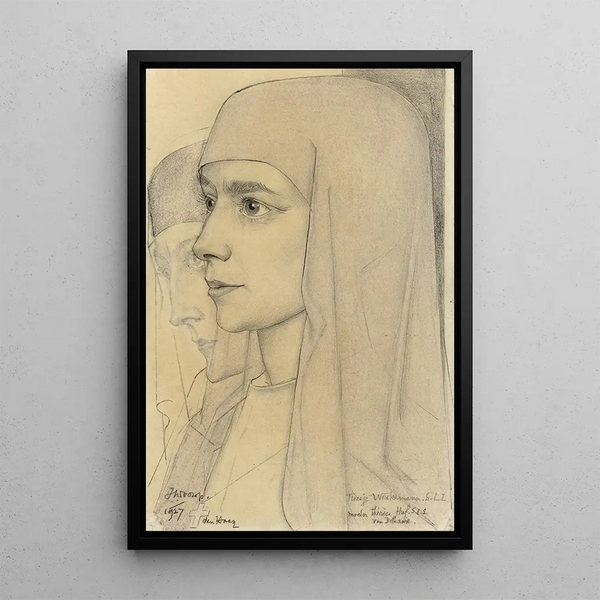 Jan Toorop - Portret van Treesje Westermann Moeder Thrse Huf van Bethani.webp