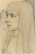 Portrait af Treesje Westermann Moder Thérèse Huf de Bethani - Jan Toorop — visning af kunstværket