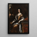 Portrait af Marie Casimire - Jan Tricius — indrammet kunstværk på væggen