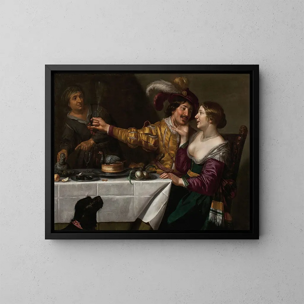 La Prostituée - Jan van Bijlert — indrammet kunstværk på væggen