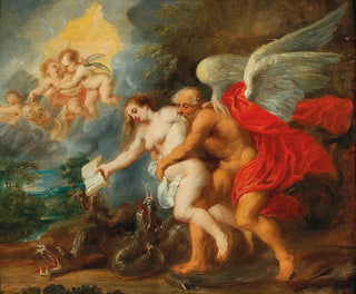 Jan Van Den Hoecke - An Allegory of Time and Truth as winner over Envy and Falsehood.webp