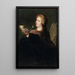 La Sibylle de Delphes - Jan van den Hoecke — indrammet kunstværk på væggen