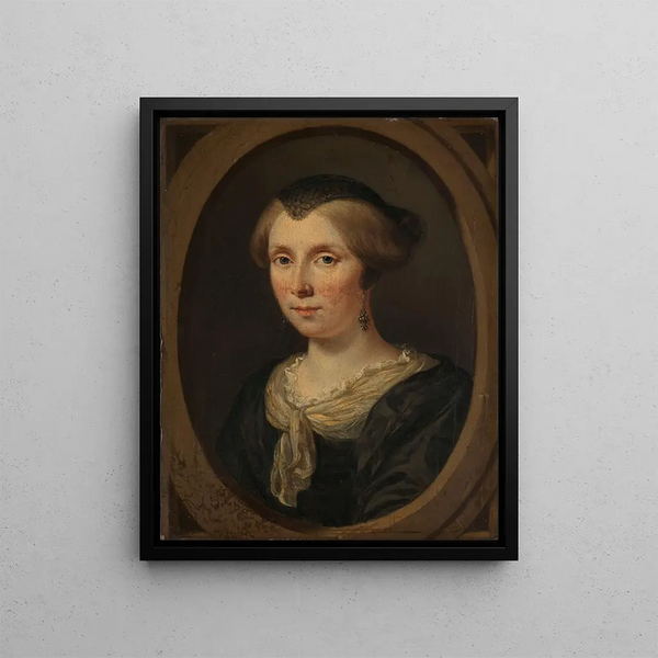 Jan Verkolje - Portrait of Margaretha Verkolje Wife of Reinier Couturier.webp