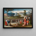 La Procession au Calvaire - Jan Wellens de Cock — indrammet kunstværk på væggen