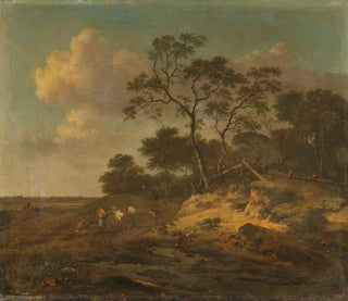 Jan Wijnants - Dune Landscape with Hunters Resting.webp