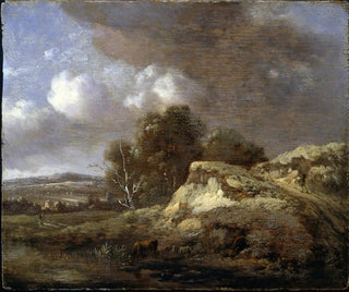 Jan Wijnants - Landscape with Cow drinking.webp