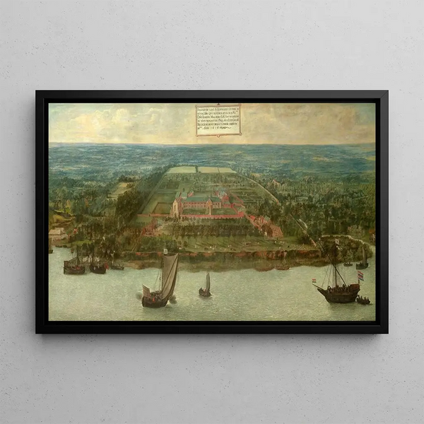 L'Abbaye de Saint Bernard - Jan Wildens — indrammet kunstværk på væggen