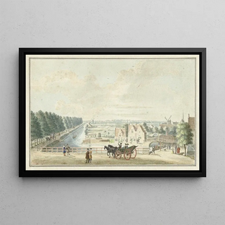 Jan de Beijer - Gezicht van de Wal bij de Catharijnepoort te Utrecht.webp