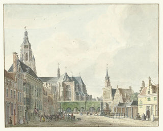 Marché i Arnhem - Jan de Beijer — visning af kunstværket