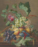 Naturmørke med frugt - Jan de Bruyn — visning af kunstværket