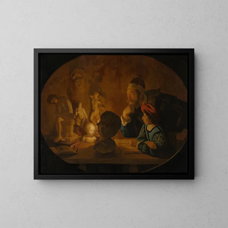 Jan ter Borch - The Drawing Lesson.webp
