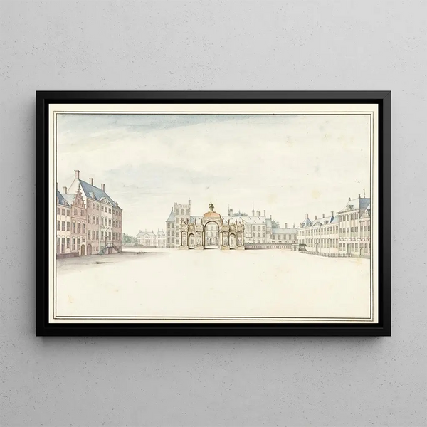 Jan van Call the elder - Ereboog voor koning Willem III aan Den Haag 1691.webp
