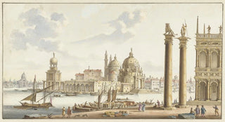 Jan van Call the elder - Gezicht op de Sta Maria della Salute vanaf het S Marcoplein te Veneti.webp