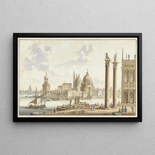 Jan van Call the elder - Gezicht op de Sta Maria della Salute vanaf het S Marcoplein te Veneti.webp