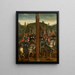 Les Chevaliers du Christ et les Juges Justes - Jan van Eyck — indrammet kunstværk på væggen