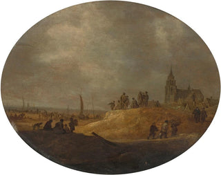 Jan van Goyen - A view of Scheveningen from the dunes.webp
