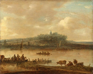 Jan van Goyen - Gezicht op de Rijn en de Elterberg.webp