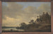 flodsceneri med svane-taverne - Jan van Goyen — visning af kunstværket