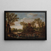 Le Bac - Jan van Goyen — indrammet kunstværk på væggen