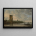 La Porte Pelkus nær Utrecht - Jan van Goyen — indrammet kunstværk på væggen